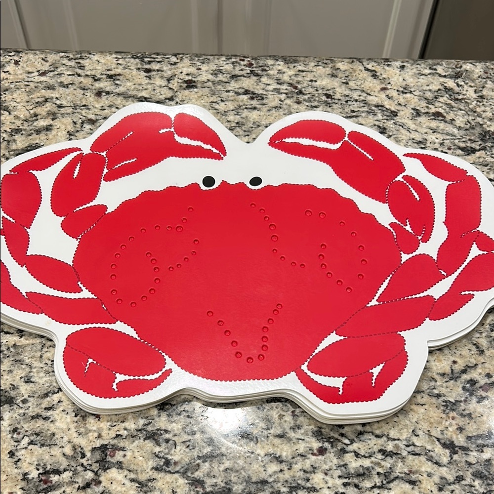 Red Crab Shaped Placemat